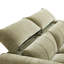 Canapé inclinable électrique surdimensionné moderne en chenille de 85 pouces de large avec deux moteurs et appui-tête réglables manuellement