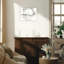 Art mural en toile grise 24 "x 18"