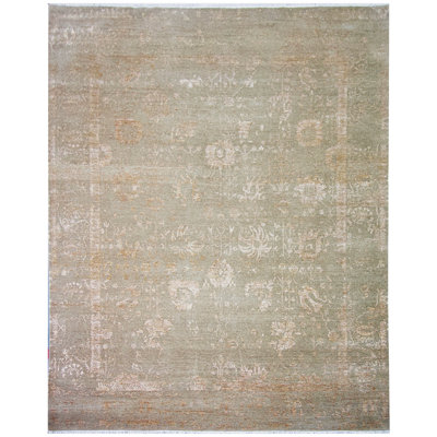 Oriental Area Rug in Gold