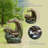 Organic Forest Stream Outdoor Water Fountain with Cool Glow Lighting and Adjustable Flow