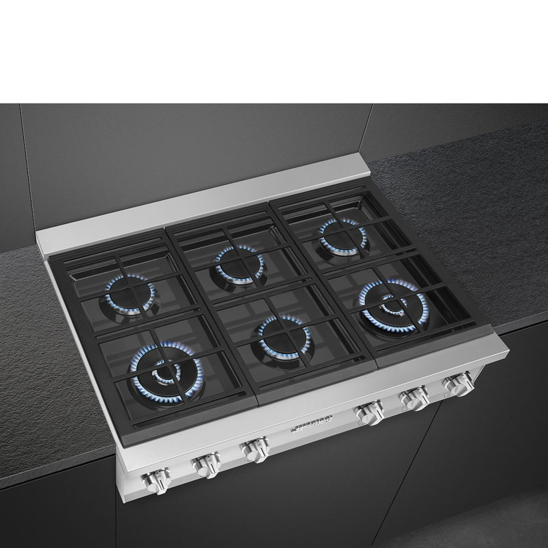 36" Gas - Smeg Portofino Rangetop