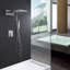 Ensemble de douche à bouton-poussoir avec pomme de douche à fixation thermostatique de luxe Fixhd-64415153