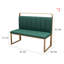 Bancs nordiques modernes et luxueux