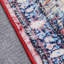 Tapis lavable Boho 4 x 6 médaillon rétro à imprimé floral antidérapant pour tapis d'entrée dans la chambre à coucher, salle à manger, bureau à domicile