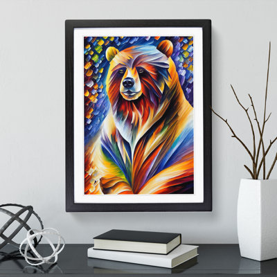 Portrait Of A Bear No.3 - Single Picture Frame Painting