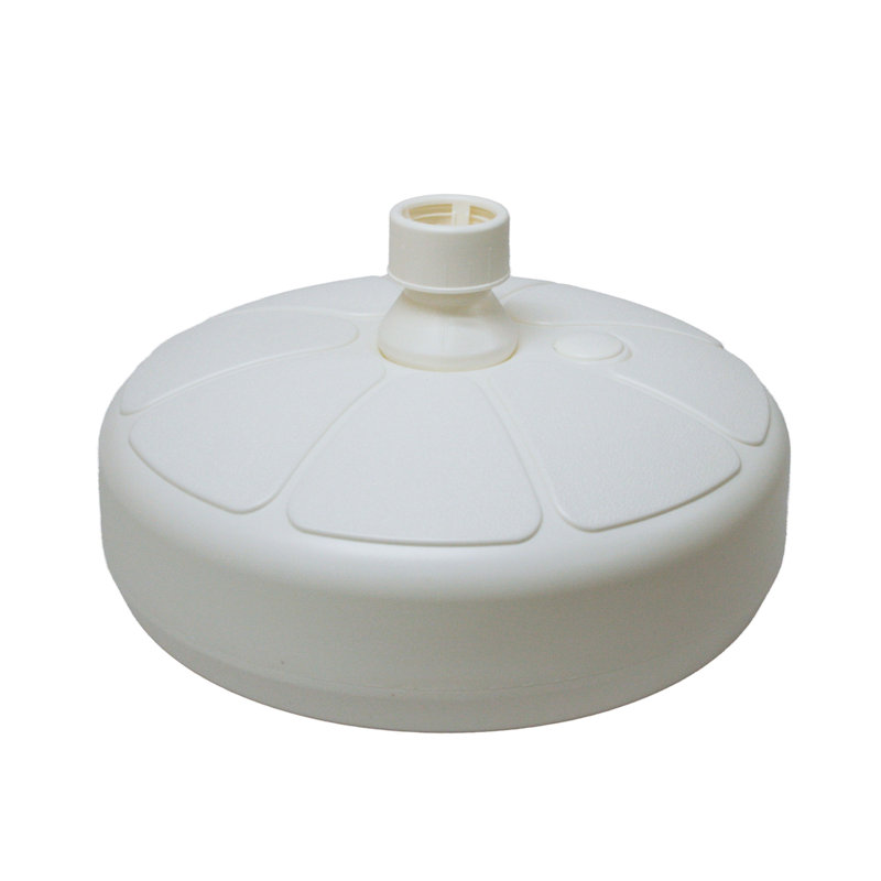 Base de patio pour parasol pour poteaux de 1 et 1,5 pouce Good Ideas, blanc