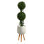 Topiaire 48 'en buis artificiel en pot