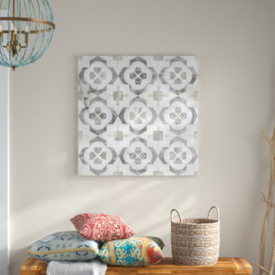 «Marble Tile Design I», impression sur toile