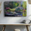 Reproduction d'art sur toile Serene Garden Pond-129637461