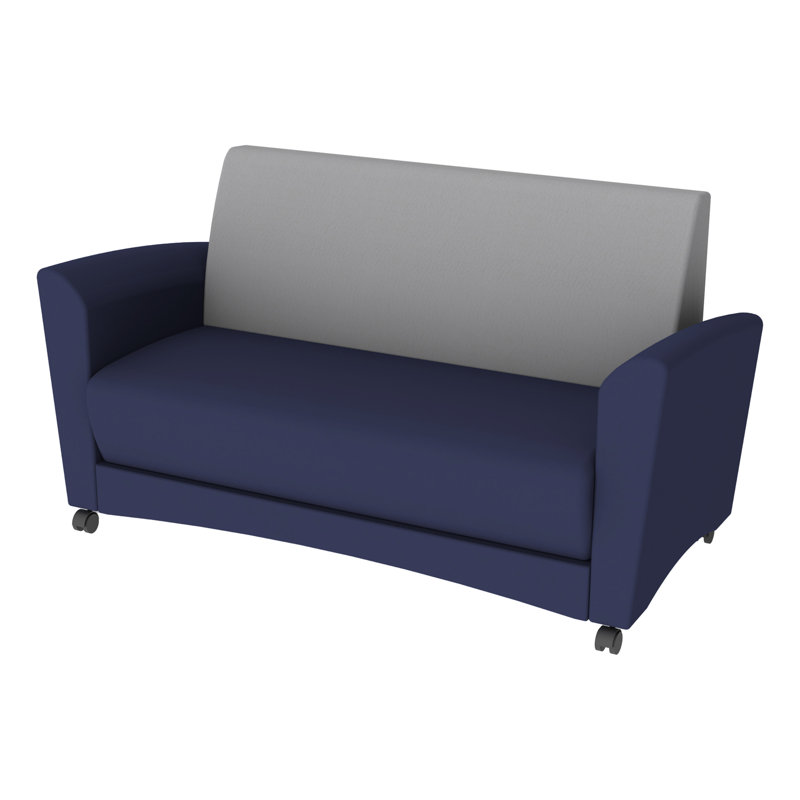 Canapé rembourré Pro Series, Bleu marine / gris