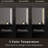 Frameless Frontlit LED Lighted, 3 Colors Temperature Dimmable Light, Tempered Glass Bathroom Vanity Mirror With UL Rohs ETL & 3-Year Warranty-871825030