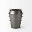 Petit vase en métal champagne avec clous-114208654-114208656