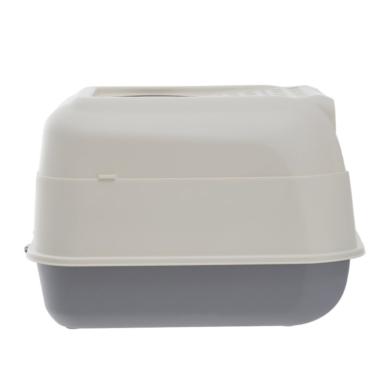 Polyethylene Plastic Enclosed Litter Box with Scoop