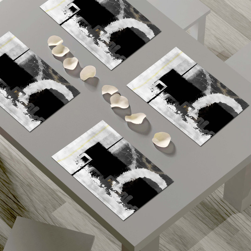 Napperon abstrait en polyester