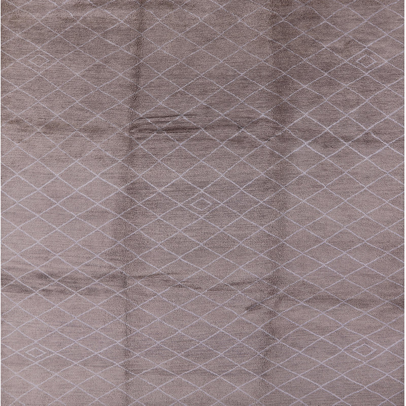 Tapis gris Bordeaux Bordeaux, Carré 7 pi