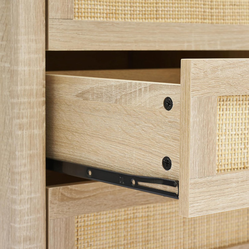 55.118cm W Manufactured Wood Bedside Table