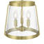 Plafonnier semi-encastré 3 lumières Adabella-1564401263