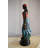 Amore Beautiful lady with grapes bronze statue - Size: 14"L x 6"W x 20"H.-1951381018