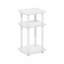 Table de bout Furinno Just 3-Turn Turn-N-Tube Curve, table d'appoint, paquet de 1, -112410420