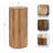 Rutkowski Round Ribbed Mango Wood Drink Table