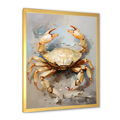 " Minimalism Crab Painting I "