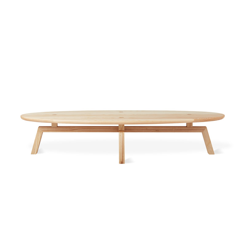 Solana Oval Coffee Table, Ash Natural