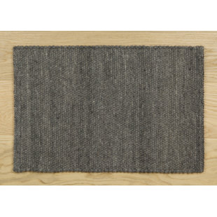 Solid Colour Wool Area Rug