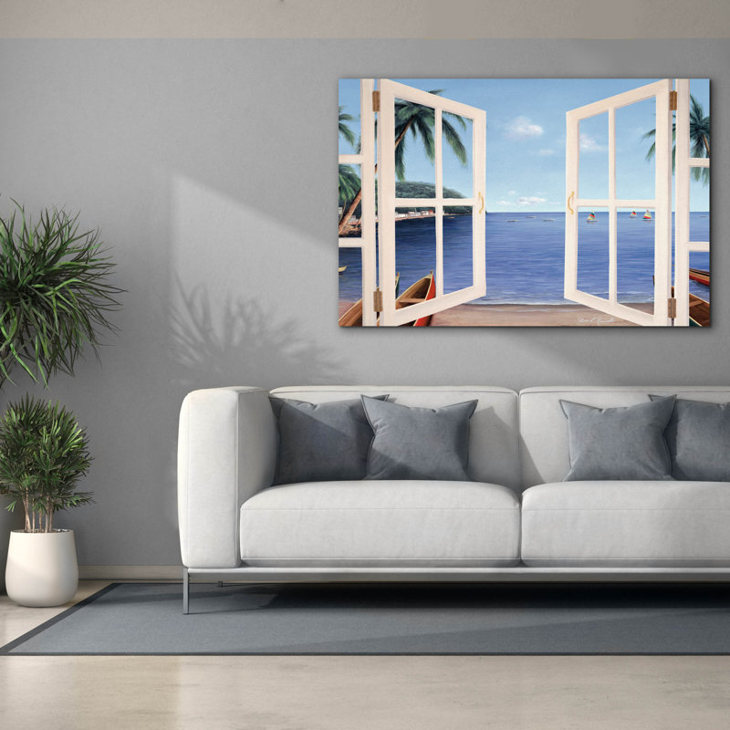 «Day Dreams Window» par Diane Romanello, H 40 po x l 60 po x P 1,5 po