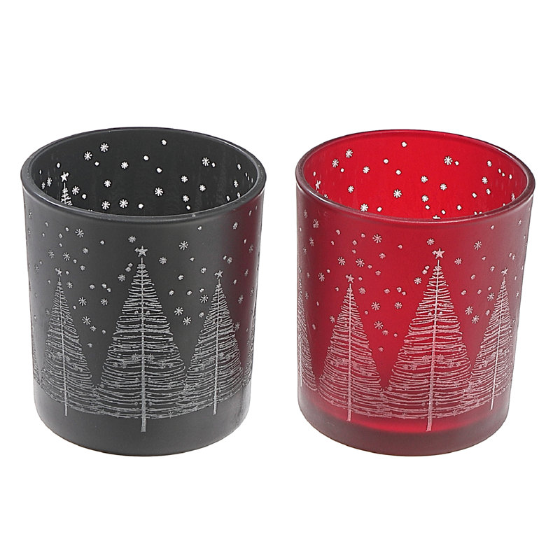 3.95'' H Glass Tabletop Votive Holder