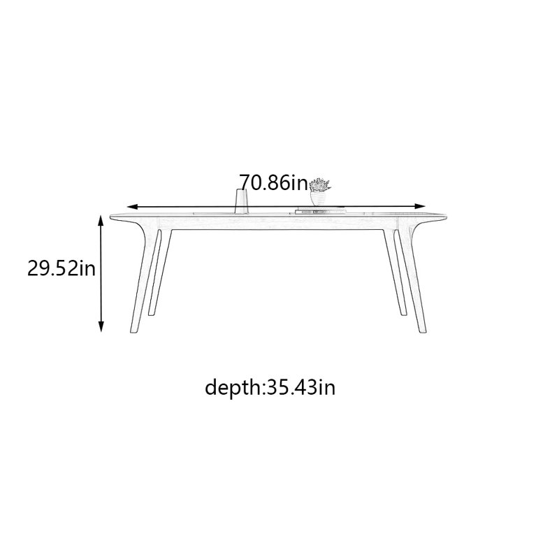 Giovino, 29.52"H x 70.86"L x 35.43"W