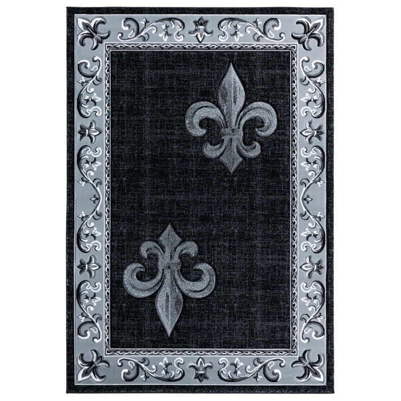 Goines Synthetic Indoor Rug, Rectangle 1'10" x 2'8"