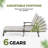 Outdoor Metal Chaise Lounge , Cushion Included
