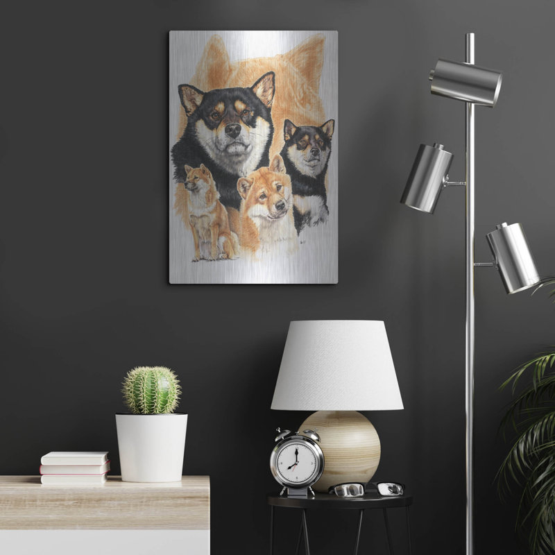 «Shiba Inv + Ghost» par Barbara Keith, H 24 po x l 16 po