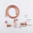 Hygienic Handheld Bidet For Toilet - Rose Gold Metal, Allows Customizable Spray Patterns Enhanced Hygiene In Promotes Effective Cleaning With Adjustable Force And Corrosion Treatment-125665258