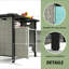 Table basse, organisateur d'armoire de rangement pour serviettes d'extérieur, table de bar d'extérieur-453240068
