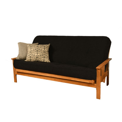 Johnte Full-Size Futon Frame and Full-Size Innerspring Mattress
