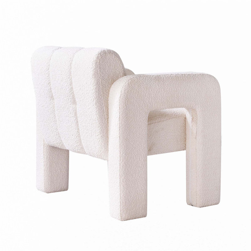 Fauteuil d'appoint rembourré Boucle