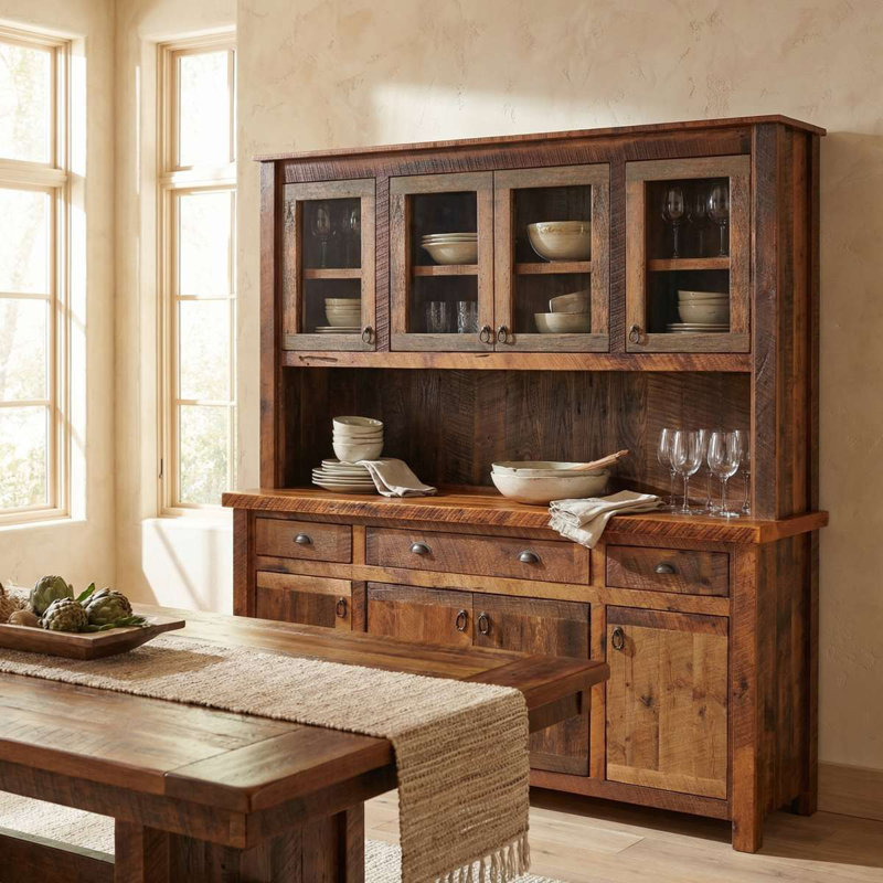 Buffet 75 po Fireside Lodge Barnwood, Chêne artisanal