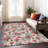 Machine Washable Indoor/Outdoor Christmas Nutcracker Xhevrie Beige Rug-2105437148