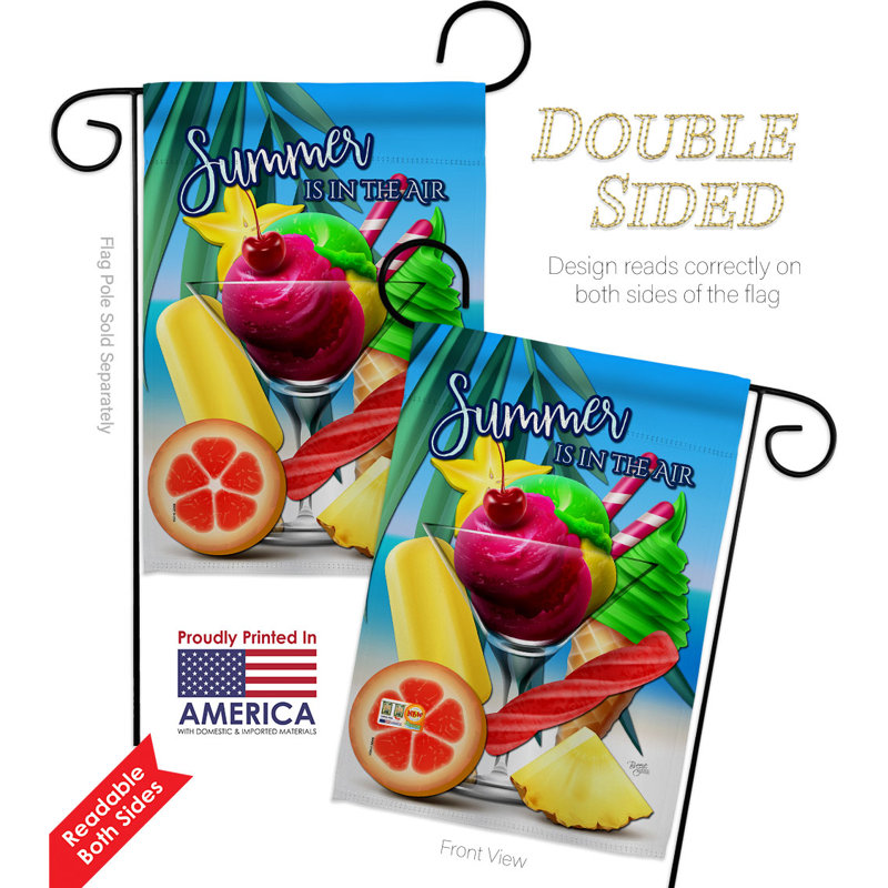 Double Sided Polyester House Flag, 18.5" H x 13" W