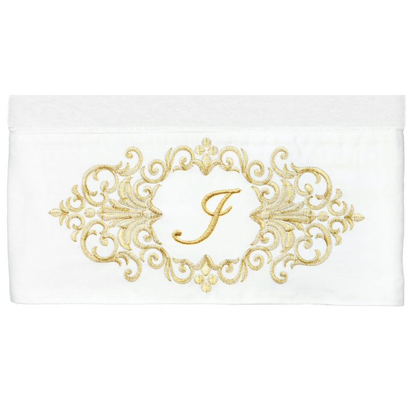 Linum Home Textiles 100% Turkish Cotton MONICA 2PC Embellished Bath Towel Set, I