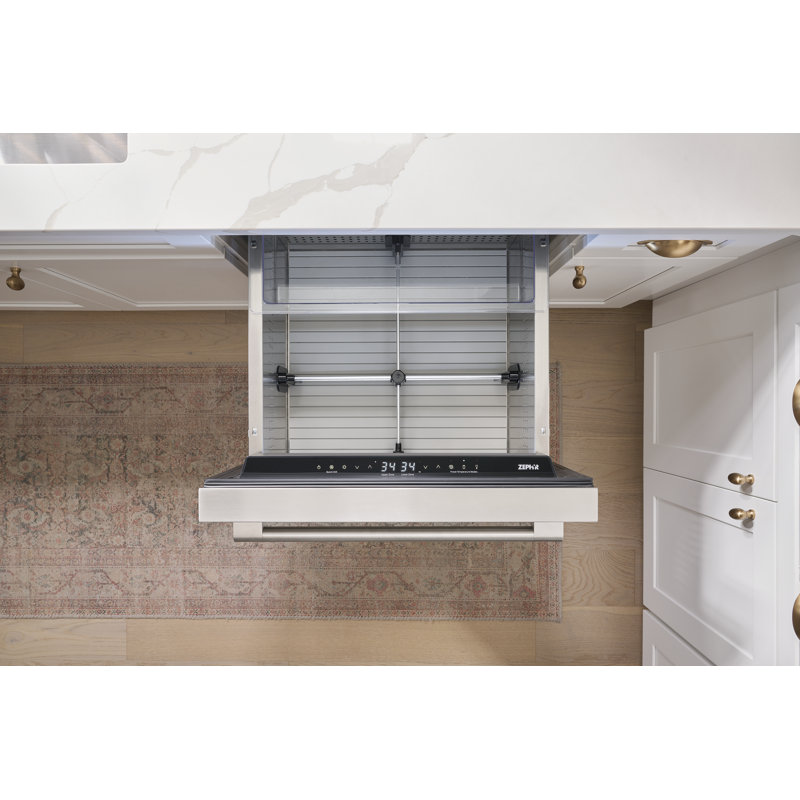 Zephyr Presrv 24" Stainless Steel Built-In Dual Zone Refrigerator Drawers