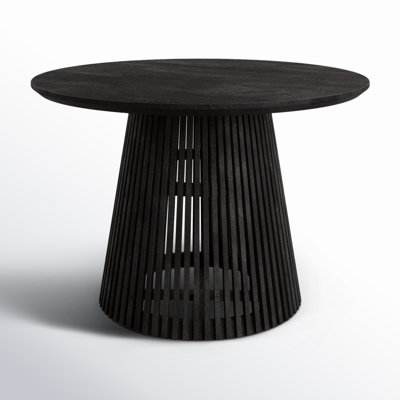 Hawkins 47" Mango Solid Wood Pedestal Dining Table