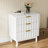 3 Drawer Dresser With Fluted Panel Design-281840830