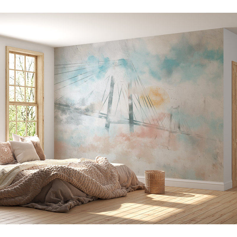 Papier peint abstrait «Bridge To Your Dreams», L 27 po x l 39 po
