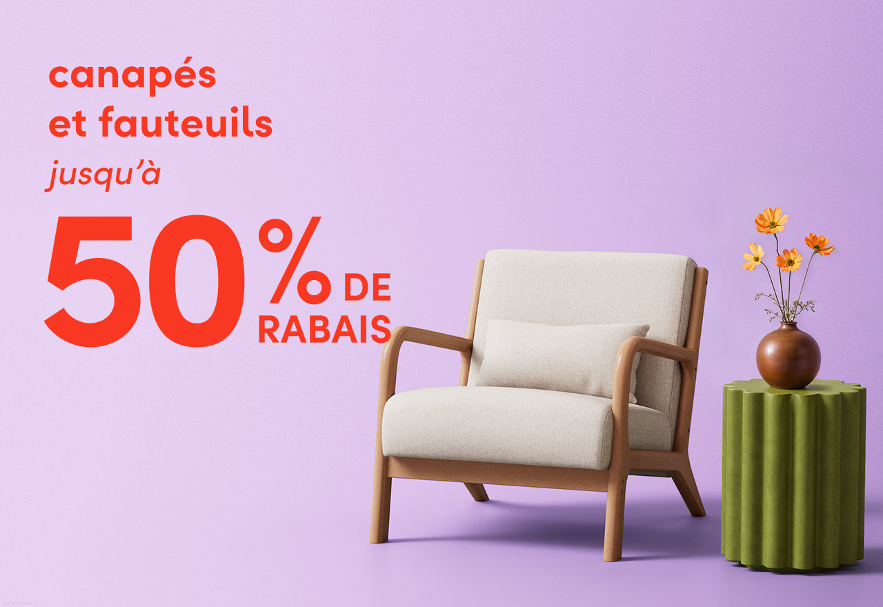 canapés et fauteuils en solde