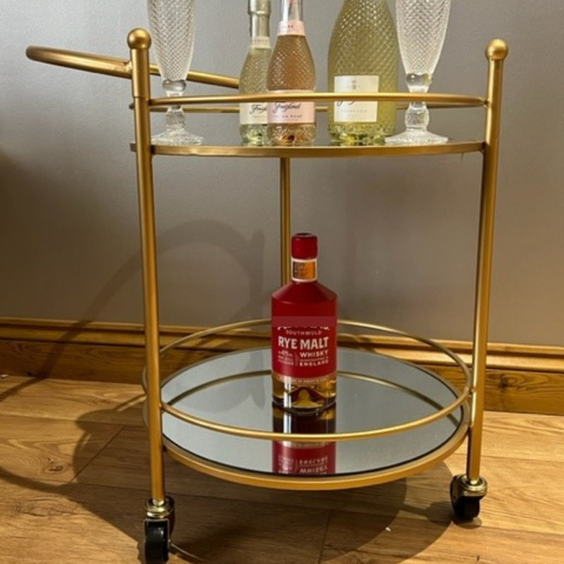 Shumway Metal Bar Cart