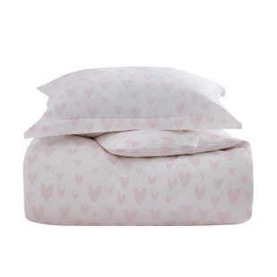 Ensemble de housse de couette à imprimé de coton biologique