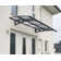 Palram - Canopia Herald Convex Door Awning in Gray