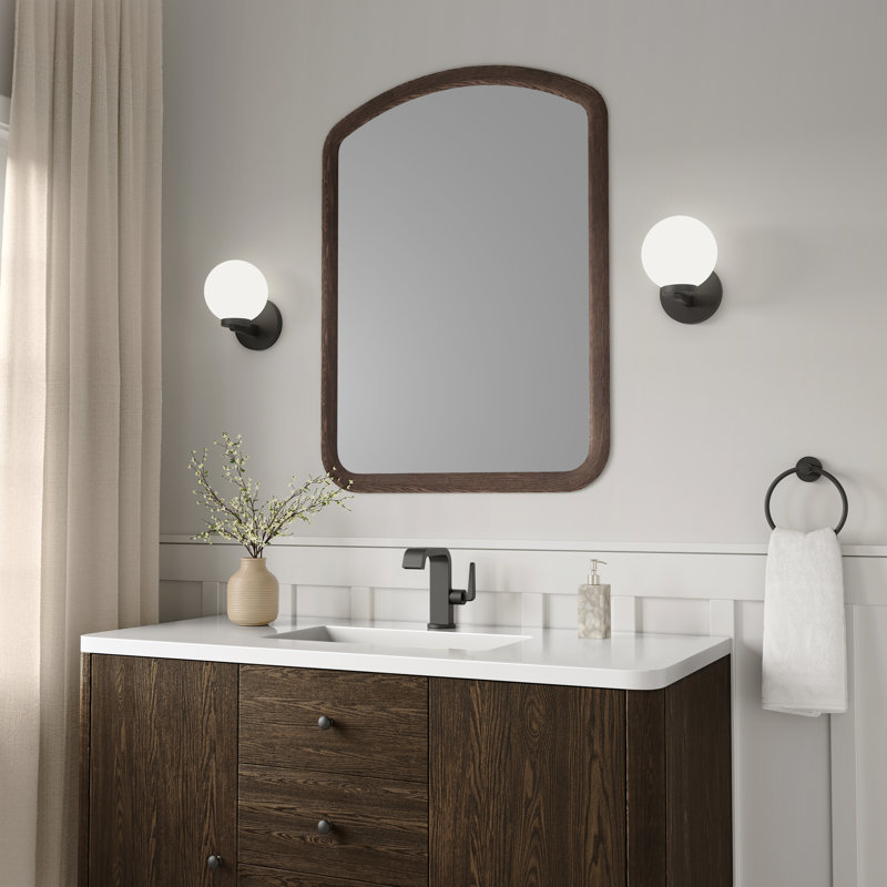 Ardeva 8" High 1-Light Wall Sconce, Black
